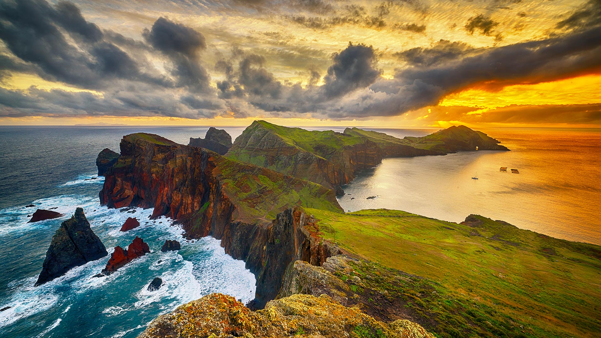 Het woeste, maar schitterende landschap van Madeira