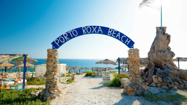 Zakynthos strand Porta Roxa Beach