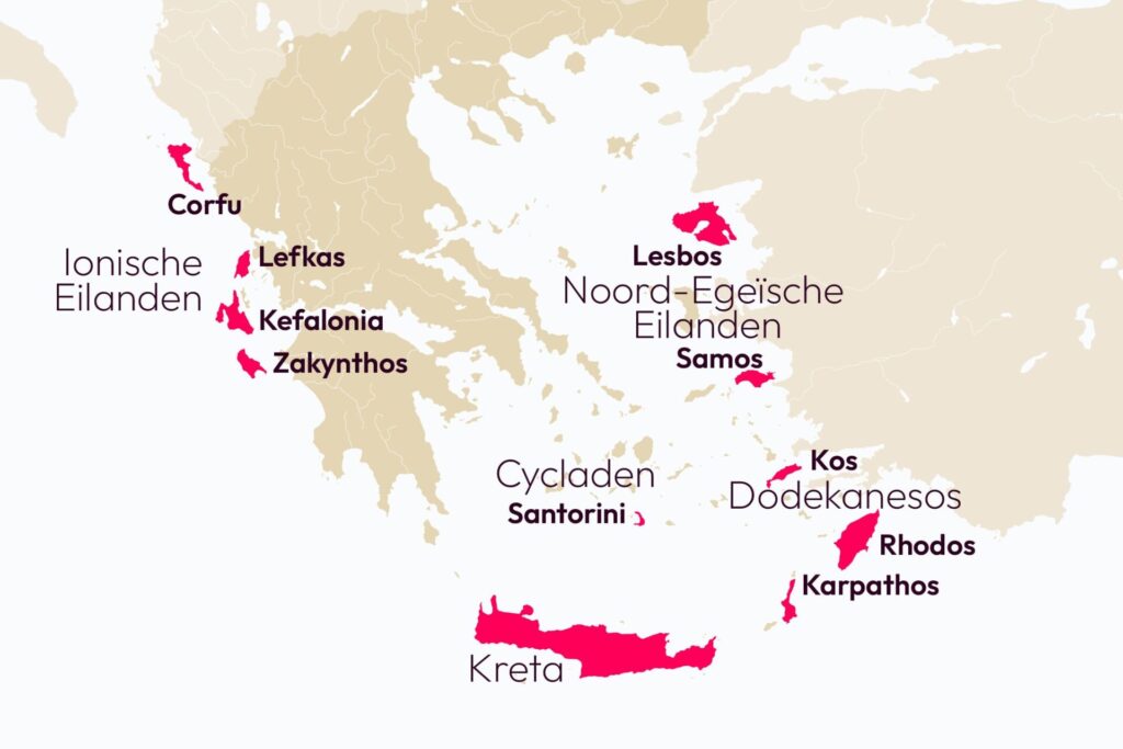 Op vakantie naar Griekenland: welk Grieks eiland moet je kiezen?